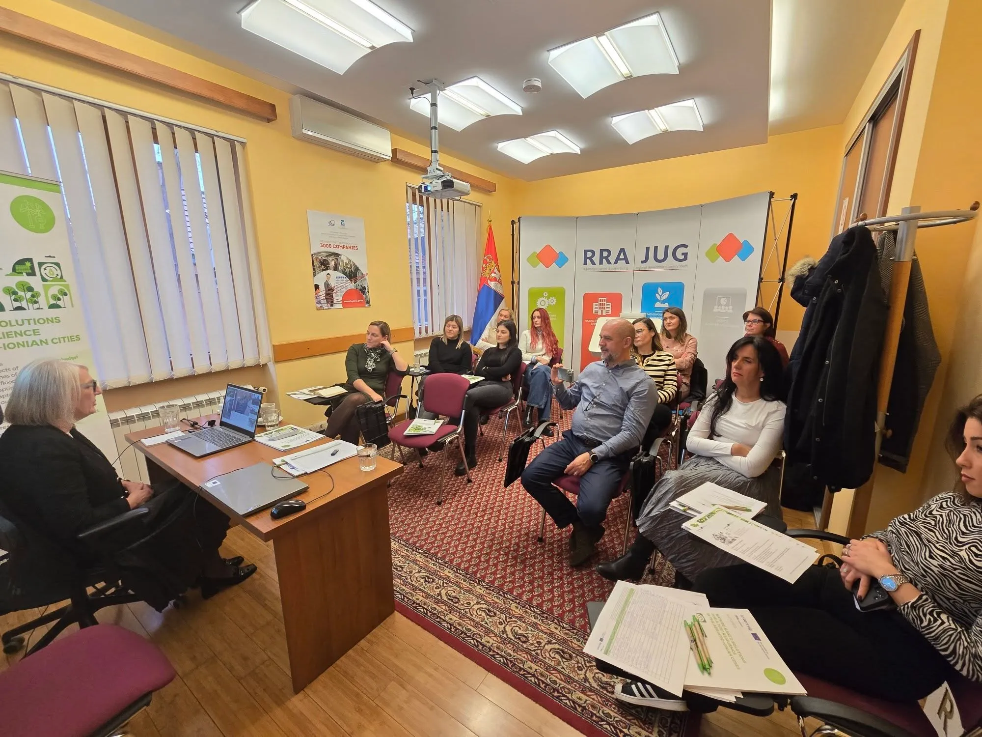 RePOS team member Prof. Dr Ljiljana Vasilevska gave a lecture within the Interreg program "Natured", where one of the partners is the Regional Development Agency "Jug" from Niš, on Nature-based Solutions