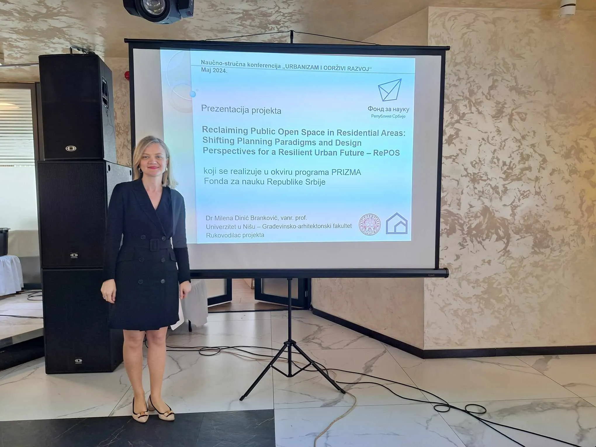RePOS_promotion at the 20th Scientific -Professional Conference with international participation "URBANISM AND SUSTAINABLE DEVELOPMENT" organized by Serbian Town Planners Association in Novi Pazar