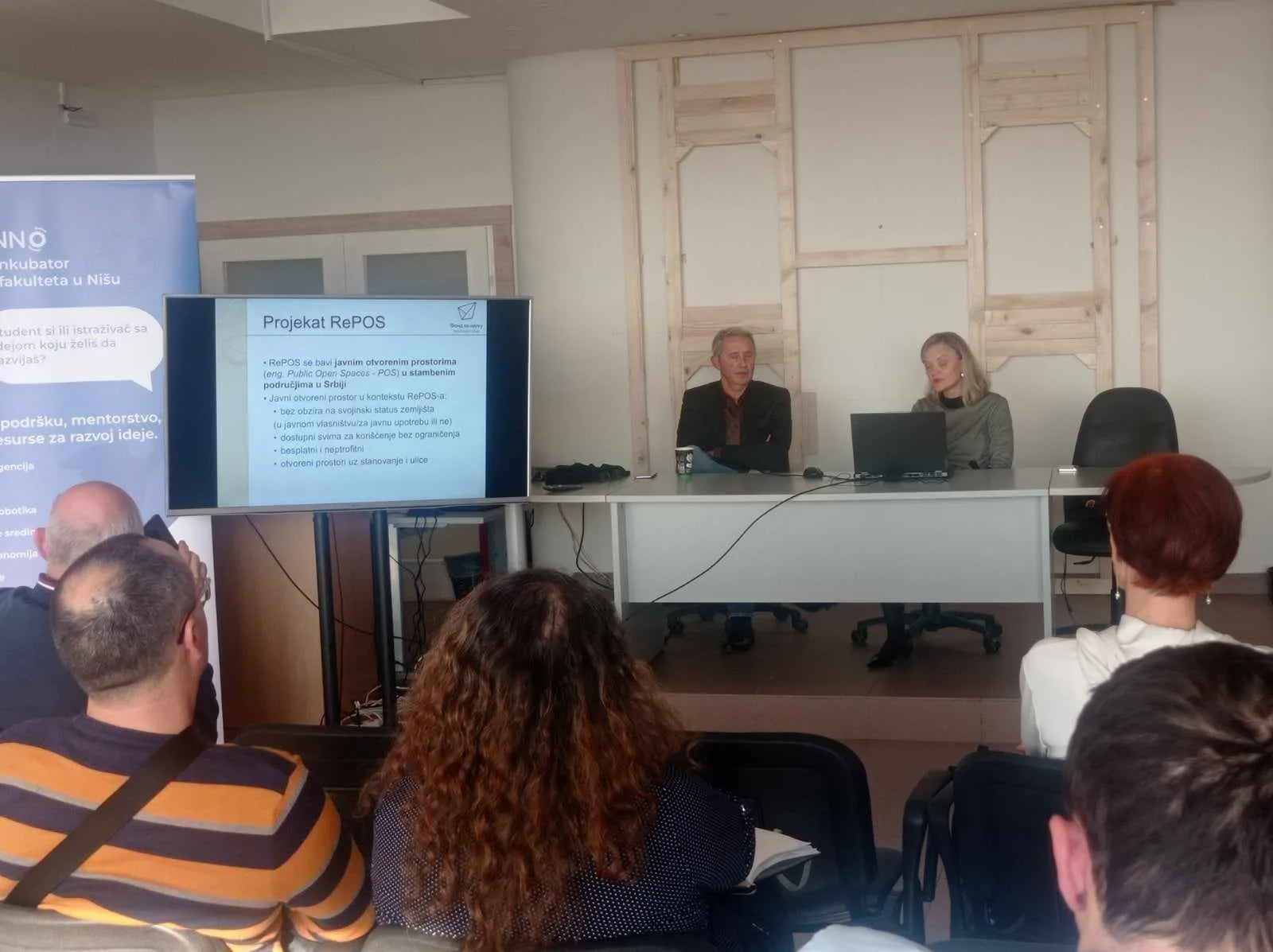 RePOS Principal Investigator Professor Milena Dinić Branković at Meetup held at the SIMFInno of the Faculty of Mechanical Engineering...