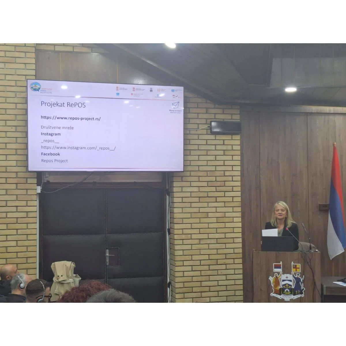 Presentation of RePOS project results at the National Urban Forum in Vranje